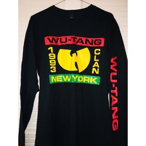 SOLD Wu-Tang Clan Long Sleeve T-Shirt Hip Hop Tees
